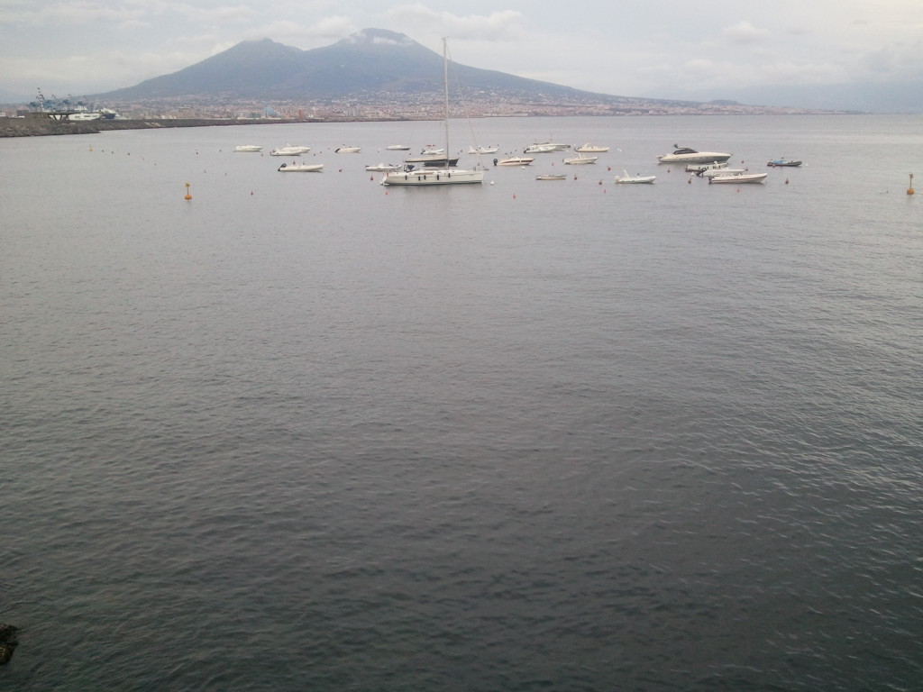 Il Vesuvio ed il golfo di Napoli
