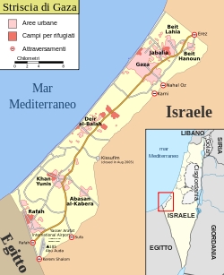 La striscia di Gaza