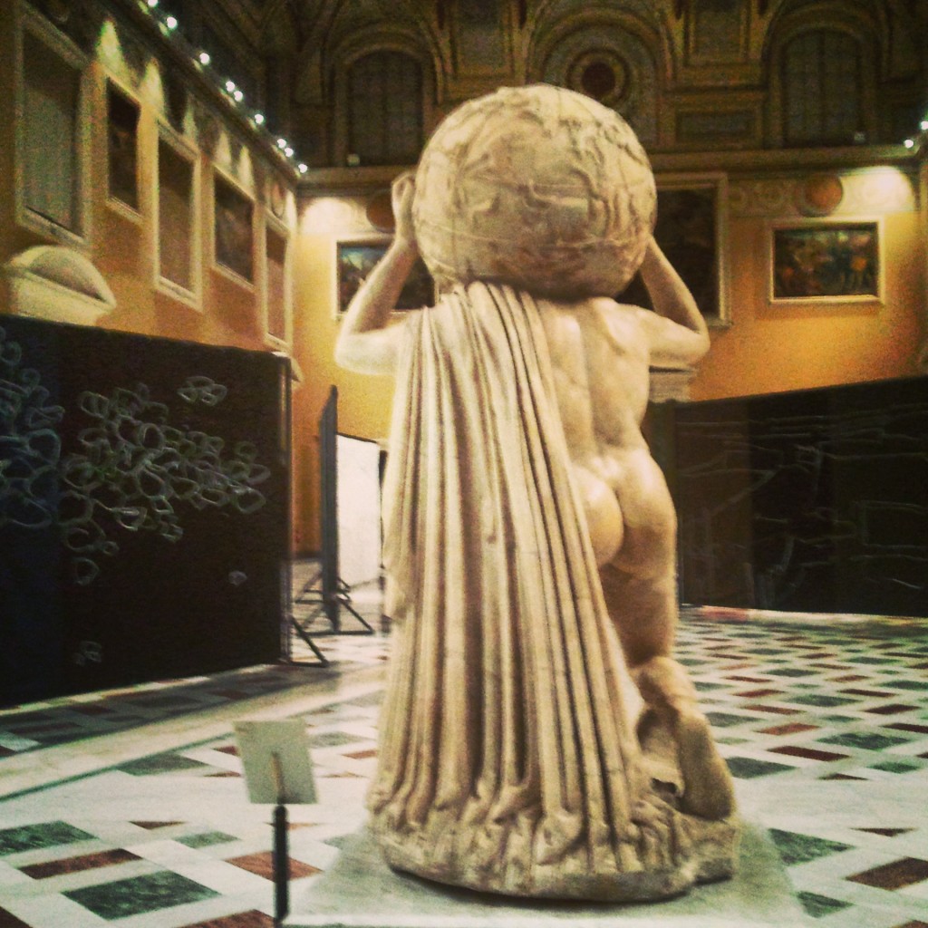 Museo Archeologico Nazionale di Napoli: l'Atlante del Farnese
