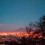 Napoli all’imbrunire, una foto speciale