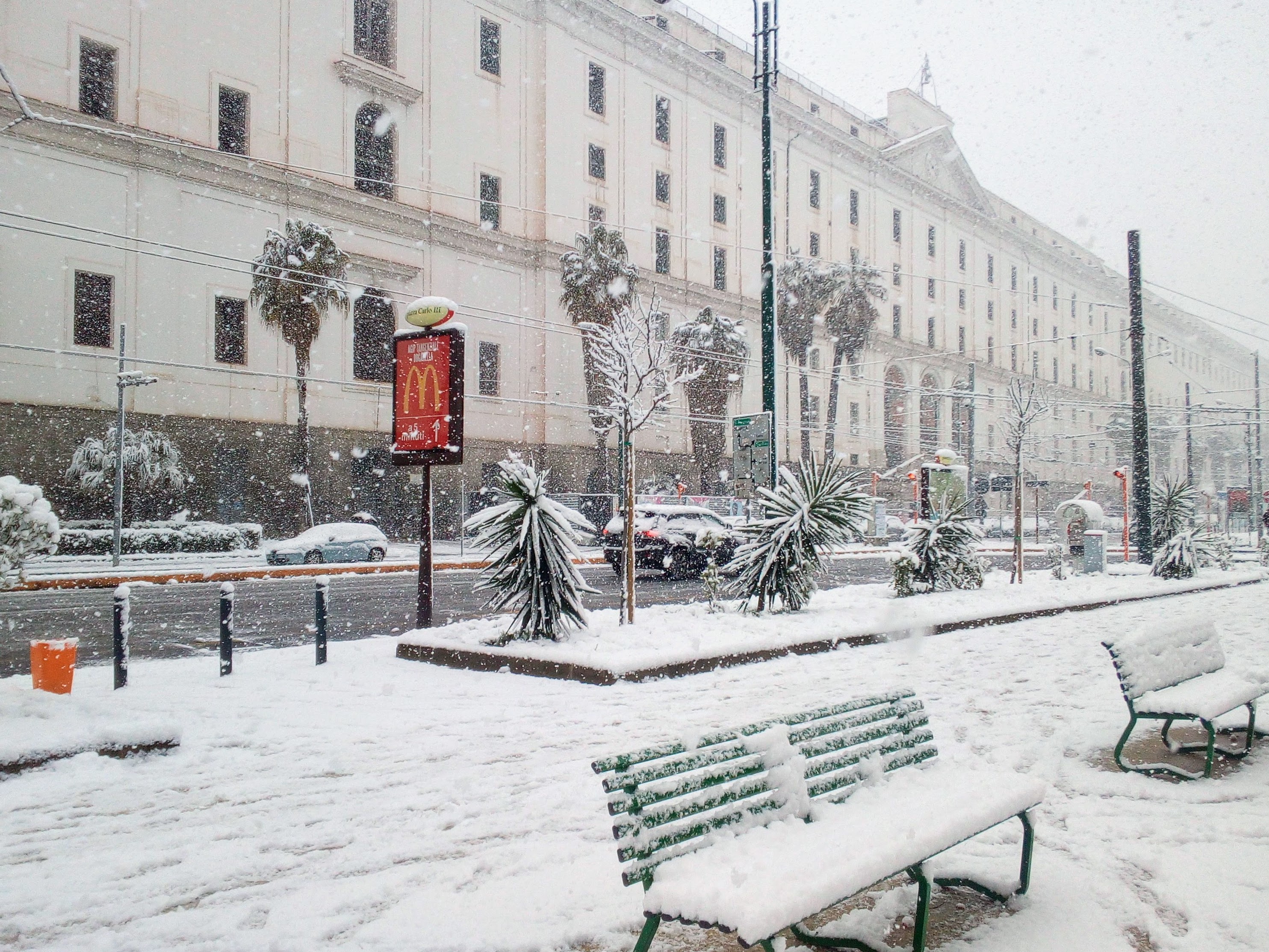 Neve a Napoli, una giornata da ricordare