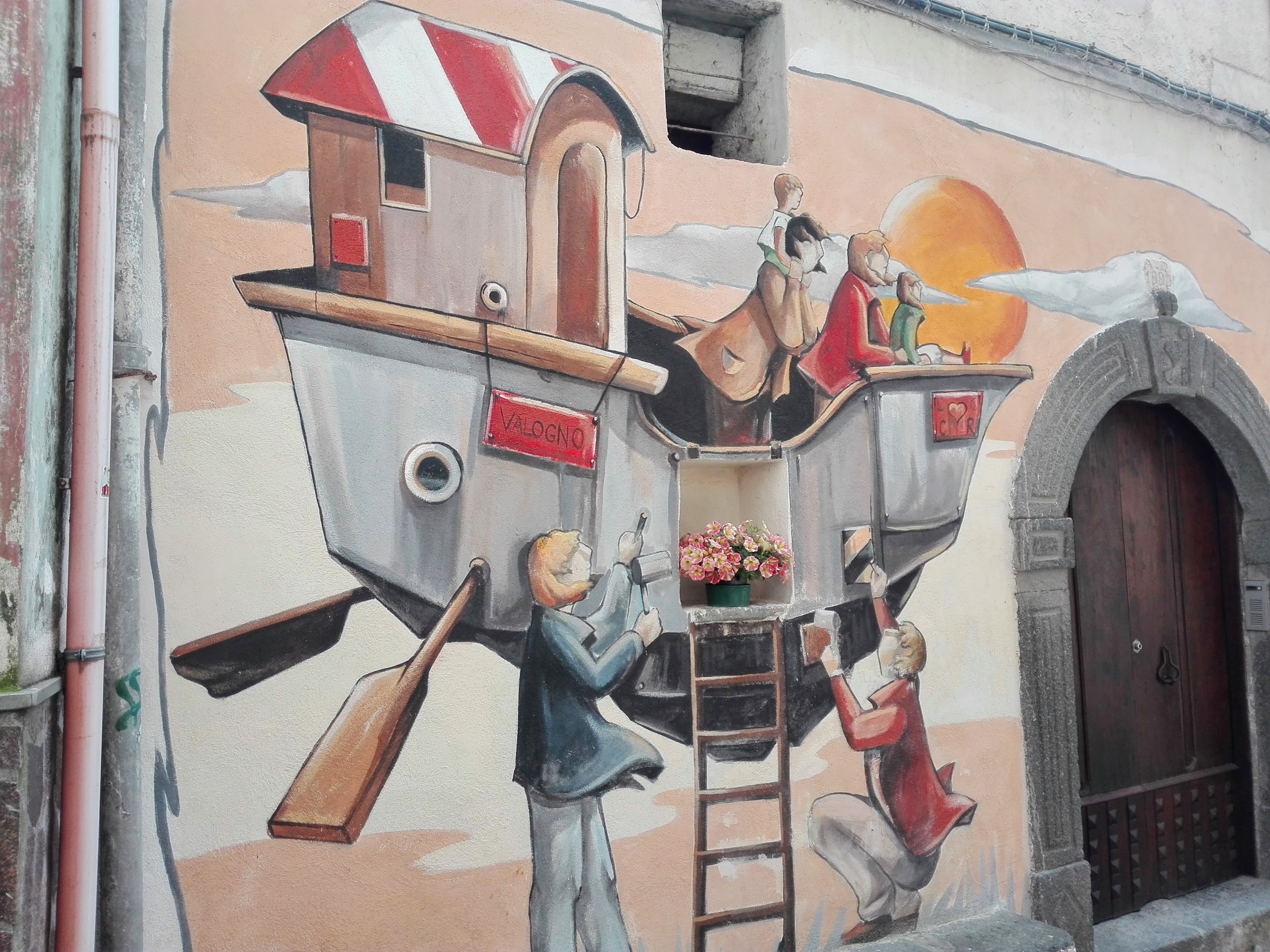 I murales di Valogno