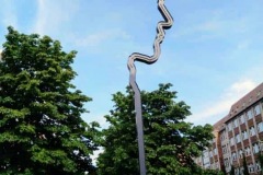 monumento dedicato a Georg Elser, attentatore di Hitler