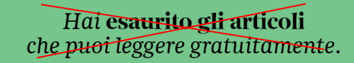 Come leggere i giornali online: un semplice trucco per superare il limite di articoli [Paywall]