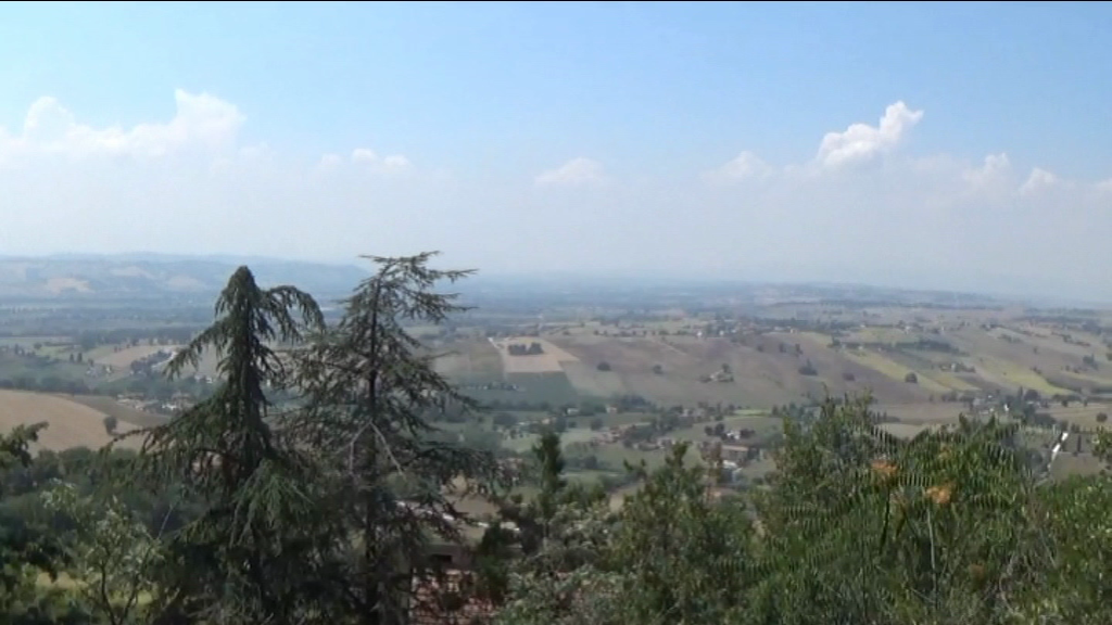 A Recanati, sul colle de L'Infinito