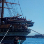 Amerigo Vespucci, la visita di un bimbo che voleva diventare marinaio [FOTO]
