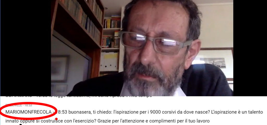 Michele Serra legge la mia prima domanda sui 9000 corsivi