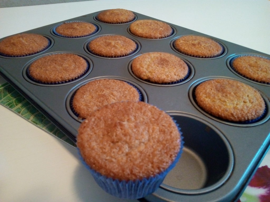 I 12 muffin pronti in 15 minuti (preparati dal sottoscritto)