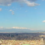 Dalla Pedamentina, nuvole su Napoli [FOTO]