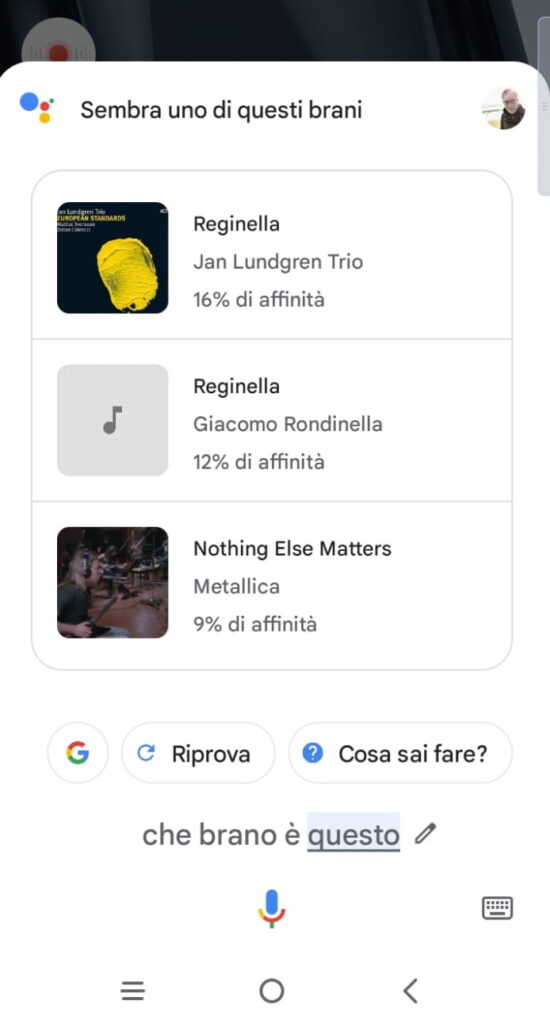 Reginella, la mia interpretazione al pianoforte secondo l'assistente Google